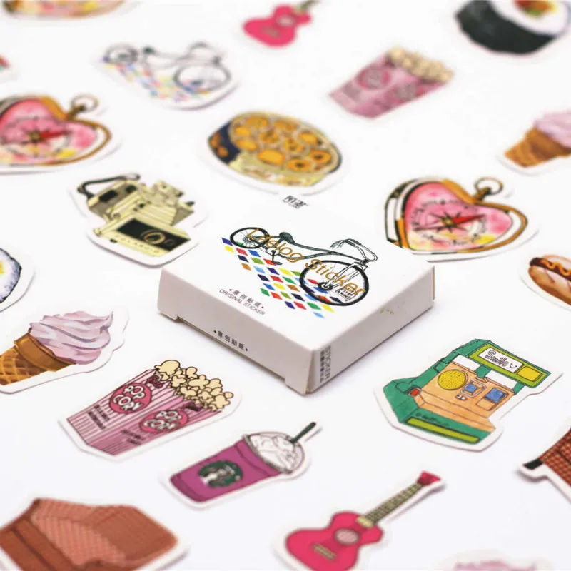 40 шт. наклейки для ноутбука чемодана гитары холодильника | Игрушки и хобби