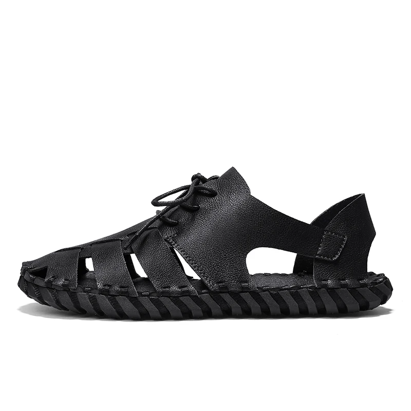 

sandal homme summer leather romanas sandalias casual ete zandalias sandalen sandalet mens sport rasteira heren fashion slide da