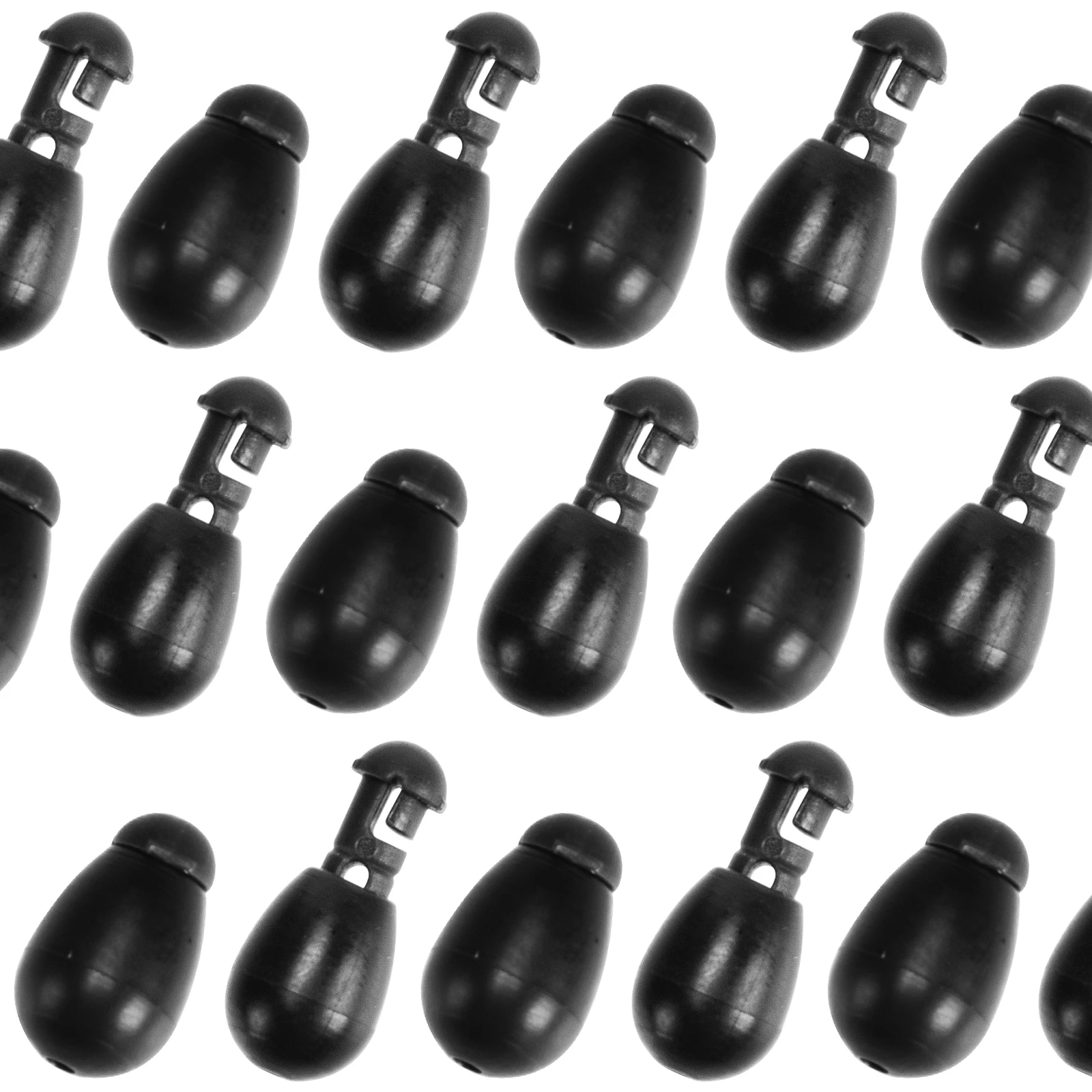 

SF 25PCS Quick Change Beads Fishing Connector for Carp Fishing Feeder Hook Links Instantly Shock Beads