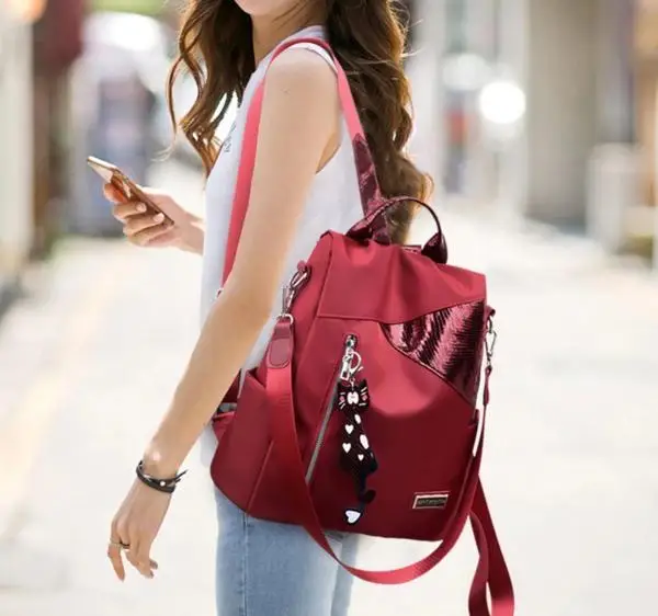 

PYJTRLOxford Sequin Backpack 2019 New Fashion Simple Multifunctional Travel Bag