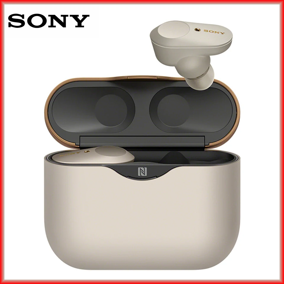 

Earphone Sony WF-1000XM3 TWS Bluetooth Headphoneswith Noise Canceling Reduction Earbuds with AlexaVoice Control and Mic