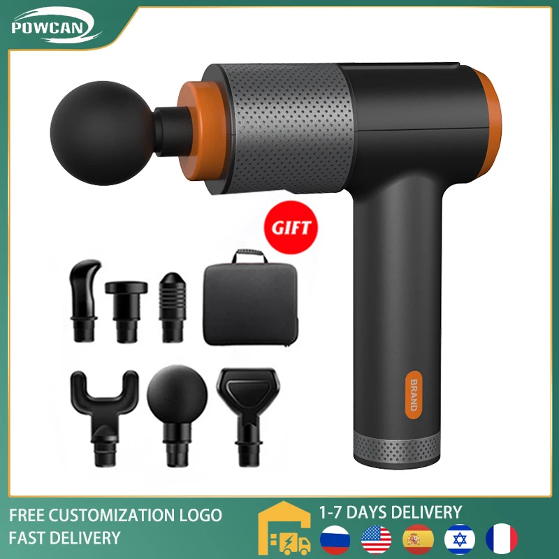 Пистолет для глубокого массажа мышц расслабляющий массажер шеи и похудения