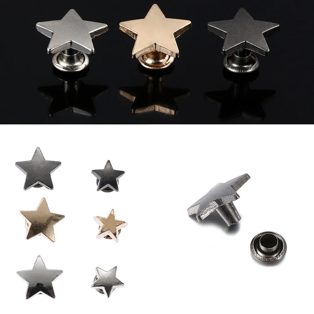 10 шт. металлические заклепки в виде звёзд | Дом и сад