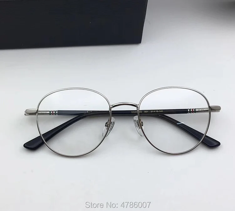 Luxury Brand Designer Optical Eyeglass Frames Retro Round Women Prescription Men Eyewear with original box | Аксессуары для одежды