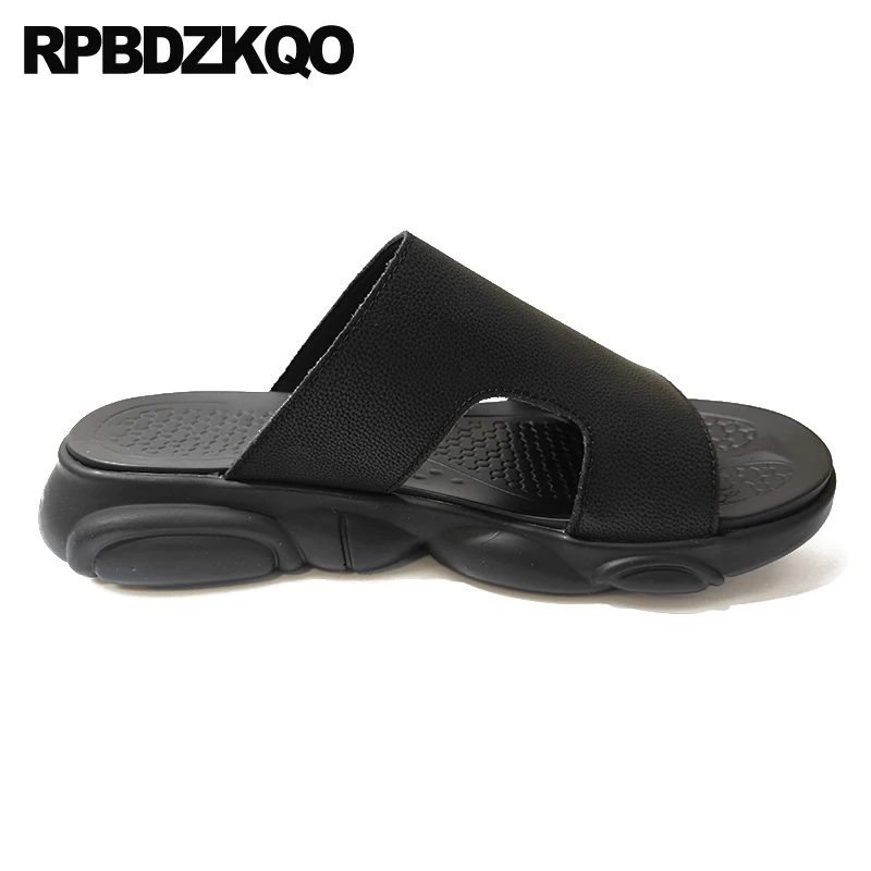 Высокое качество повседневные босоножки без задника с открытыми пальцами