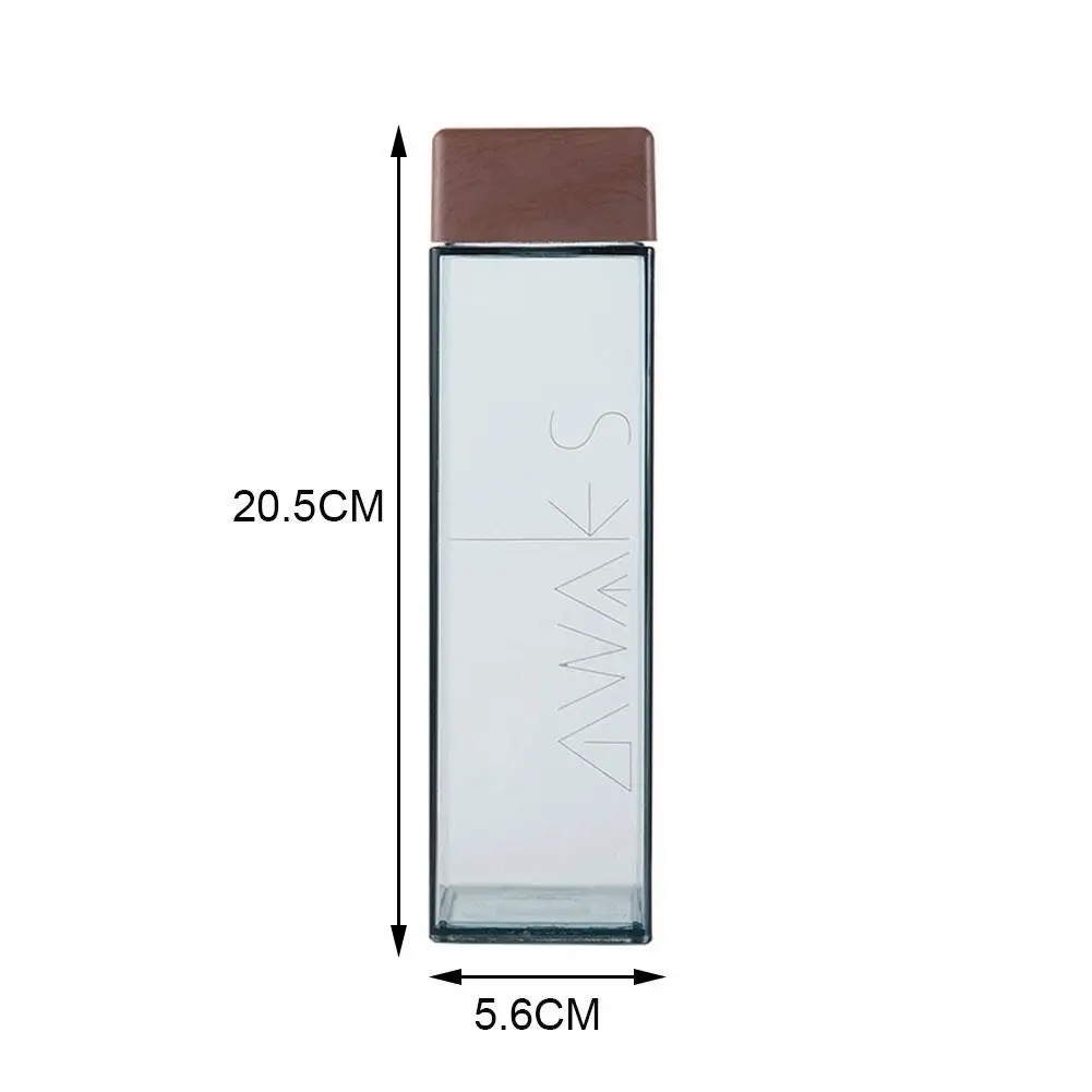 

Soffe Fruit Infuser Water Bottle 500ml Square Transparent Drink Bottle Plastic Sport Heat Outdoor Camping Free BPA Resistan X0Q4