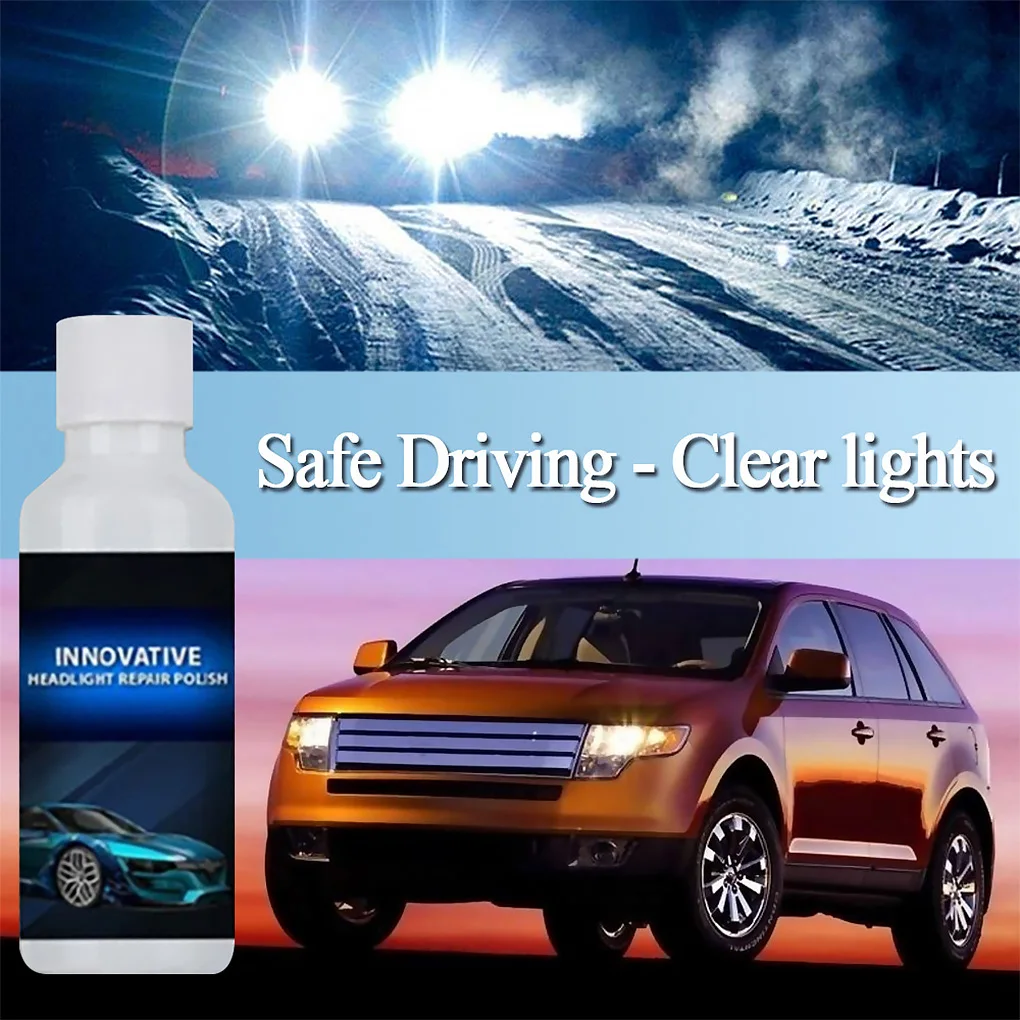 

20ml Car Headlight Repair Fluid Scratch Remove Refurbishment Coating Oxidation Repair Polishing Car Light Repair Agent