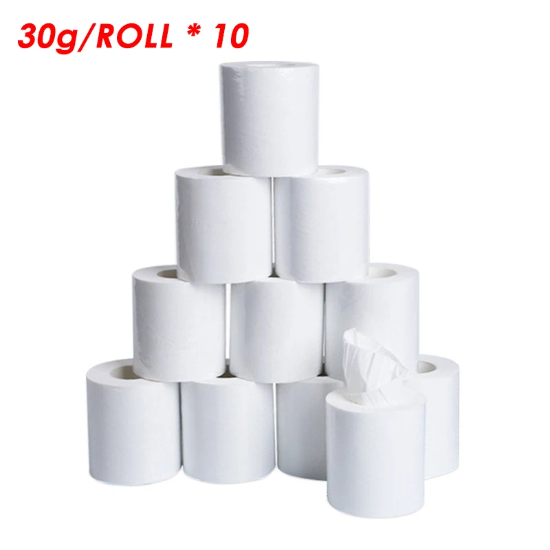 Трехслойная туалетная бумага для ванной рулон мягкой туалетной бумаги дома 10x10