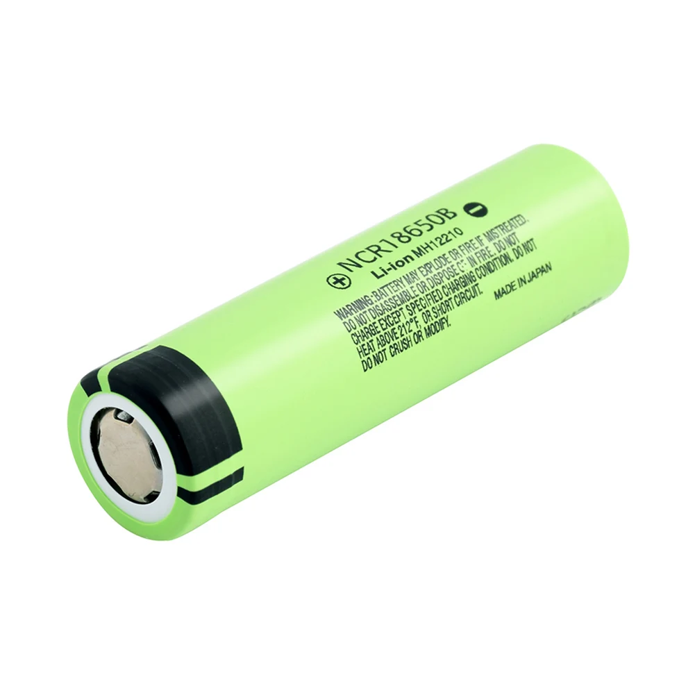1/2/4 шт. Плоский верх NCR 18650B аккумуляторные батареи 3 7 V True 3400mAh литиевая батарея для