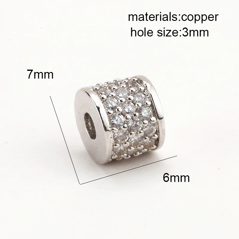 Разделительные бусины для изготовления ювелирных изделий золотые трубки