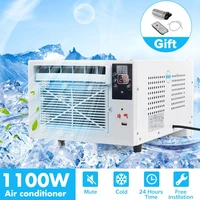 220v 1100w desktop air conditioner household air conditioning fan with remote control timing air cooler fans home dehumidifier
