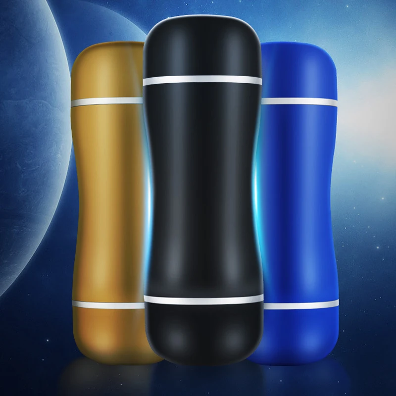 Мужской мастурбатор с двумя отверстиями Реалистичная Вагина и рот оральная