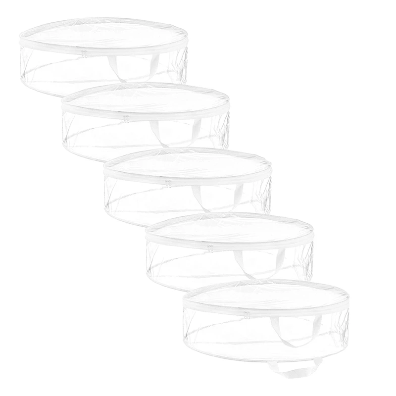 5 упаковок контейнер для хранения рождественских венков 24 дюйма хранилище