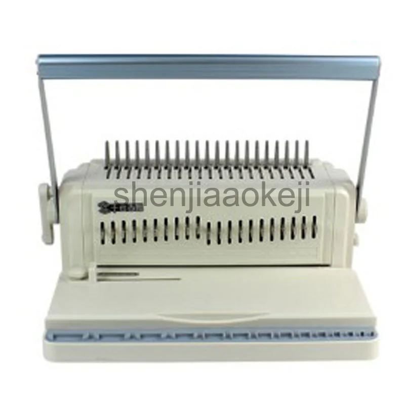 manual A4 paper Comb binding machine 25sheets Punch 350sheets binding office document paper rubber ring binding machine 1pc