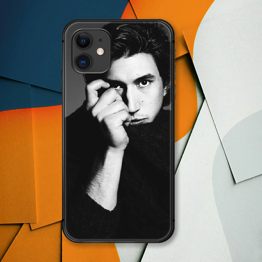 

Adam Driver Phone Case For IPhone 4 4s 5 5S SE 5C 6 6S 7 8 Plus X XS XR 11 12 Mini Pro Max 2020 black Hoesjes Luxury Bumper