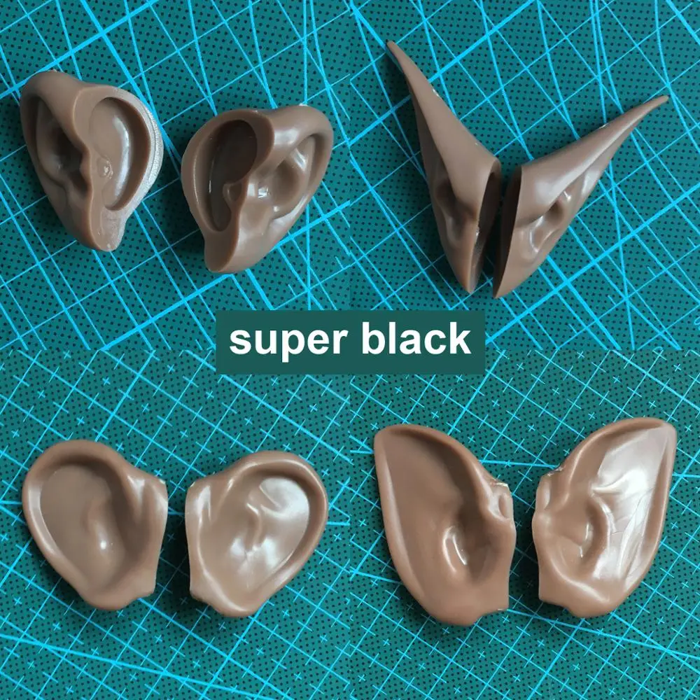 Blyth Кукольное ухо для diy ваш blyth makeuo белый натуральный загар темная и супер черная