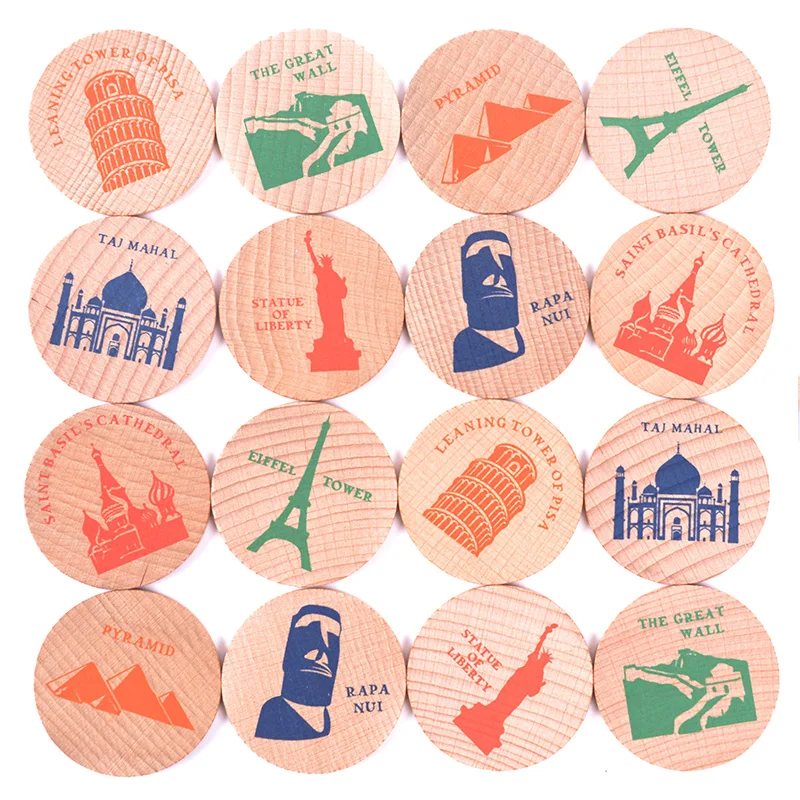 Настольные игры MiDeer с животными совместимыми дорожным движением шахматы памятью