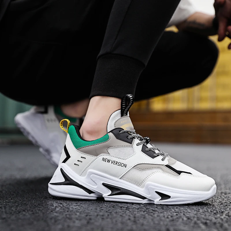 

Breathable Mesh Lace-up Men Casual Shoes Fashion Sneakers Shoes Tenis Masculino Adulto Walking Designer Shoes Men High Quality