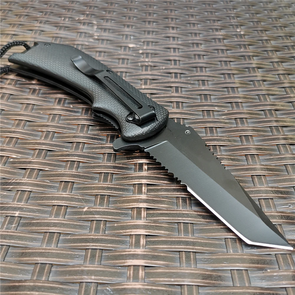 Карманный нож 7cr13 острый прочный Охотничий Тактический складной инструмент для