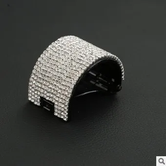 30 шт./лот DIY эллипса Бриллиантовая заколка для волос роскошный набор дрель черный