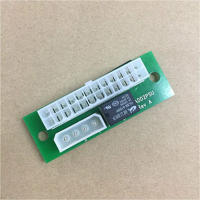 

Dual PSU Power Supply Sync Adapter Add2psu ATX 24Pin To 4pin Molex Synchronous Connector Riser Cable Miner Mining