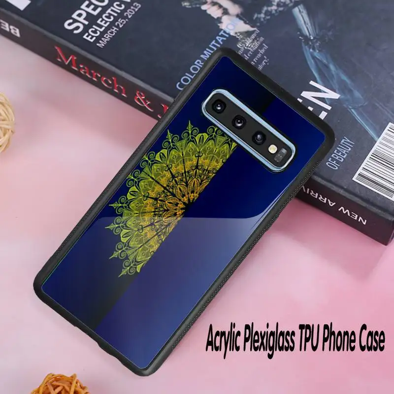 

Beautiful picture Phone Case Acrylic Plexiglass TPU phone case For Samsung Galaxy S8 S9 S10 s10e S20 PLUS ULTRA S6edge
