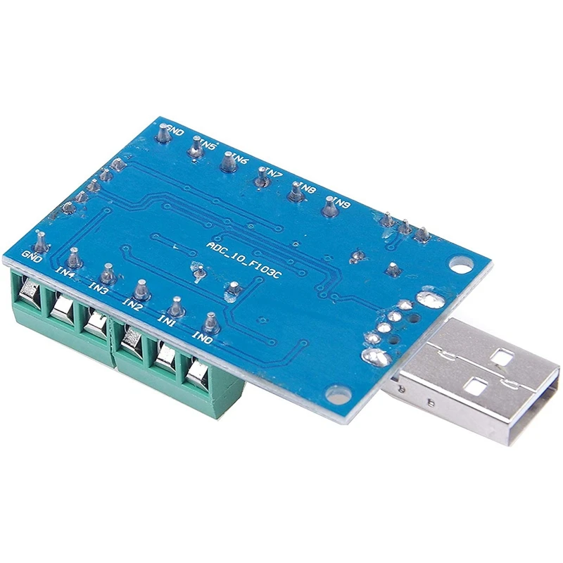 USB 10-канальный 12-разрядный AD Модуль сбора данных STM32 коммуникационная плата