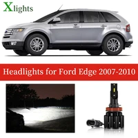 xlights led headlight bulb for ford edge 2007 2008 2009 2010 low high beam canbus 12v 24v car headlamp lamp light accessories