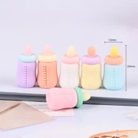 10pcslot resin small milk bottle cream mobile phone case accessories handmade diy jewelry earring hair charms