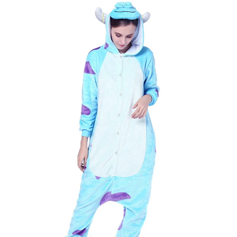 Фланелевая мультяшная Пижама для пар мужчин и женщин осень-зима коралловый