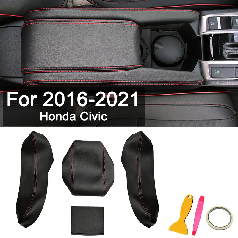 

Car Armrest Pad Covers Seat Armrests Box Pads Armrest Storage Protection Cushion Auto Accessories For Honda Civic 10Th 2017-2021