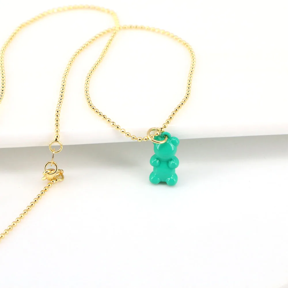 5 шт. яркие женские неоновые эмалевые подвески в виде животных