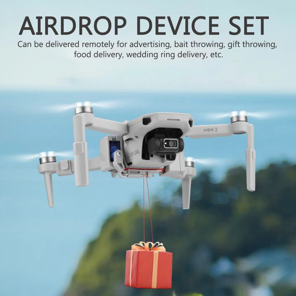 

Аксессуары для дрона набор устройств для сброса Airdrop поисковое шасси для MAVIC Mini Легкая установка Полезная нагрузка доставка сброс пульт дис...