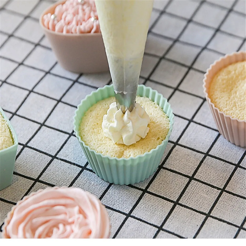 6 шт кекс Бумага чашек торта формы форма для порционного кекса выпечки кексов