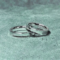 1837 sterling silver ring men and women classic couple ring luxury brand high end birthday matching jewelry gift