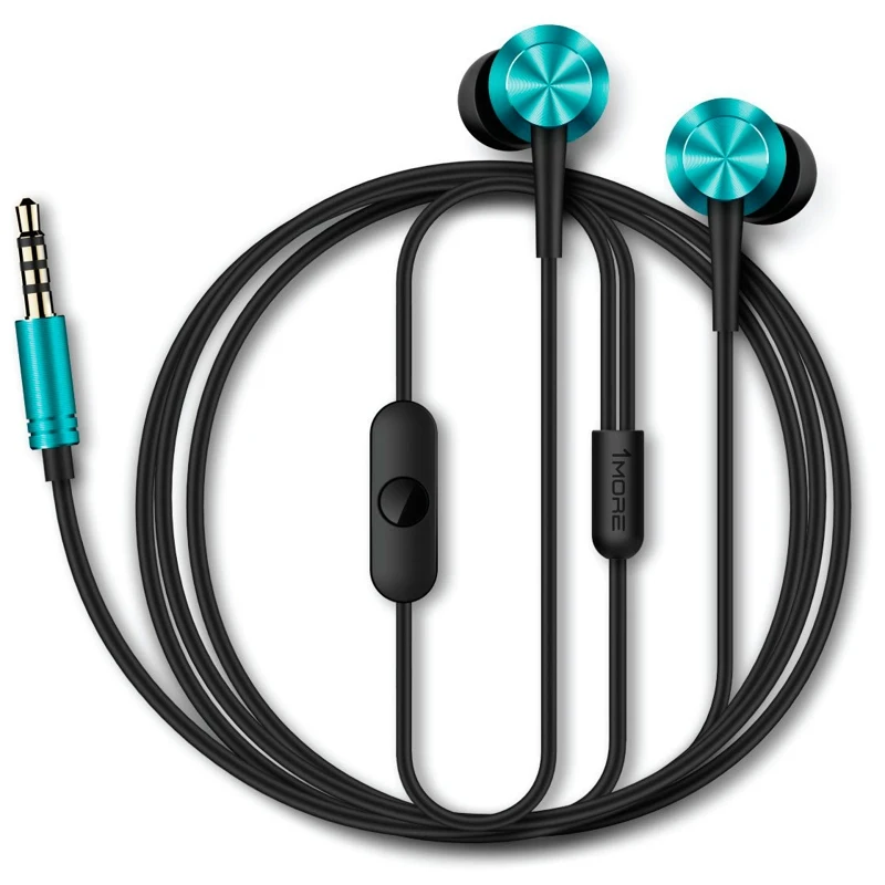 Наушники 1MORE Piston Fit In Ear E1009 Blue проводные/вставные/20 20000 Гц/32 Ом/100 дБ/с микрофоном/Mini