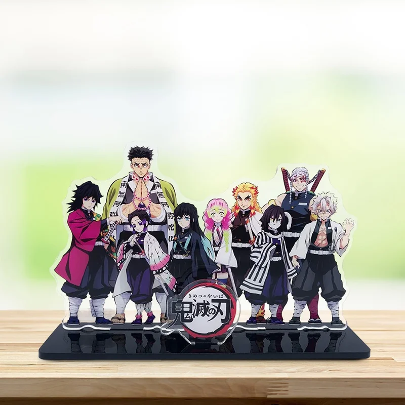 

Japan Anime Demon Slayer Kimetsu no Yaiba Acrylic Stand Figure Model Plate Desktop Decor Stationery