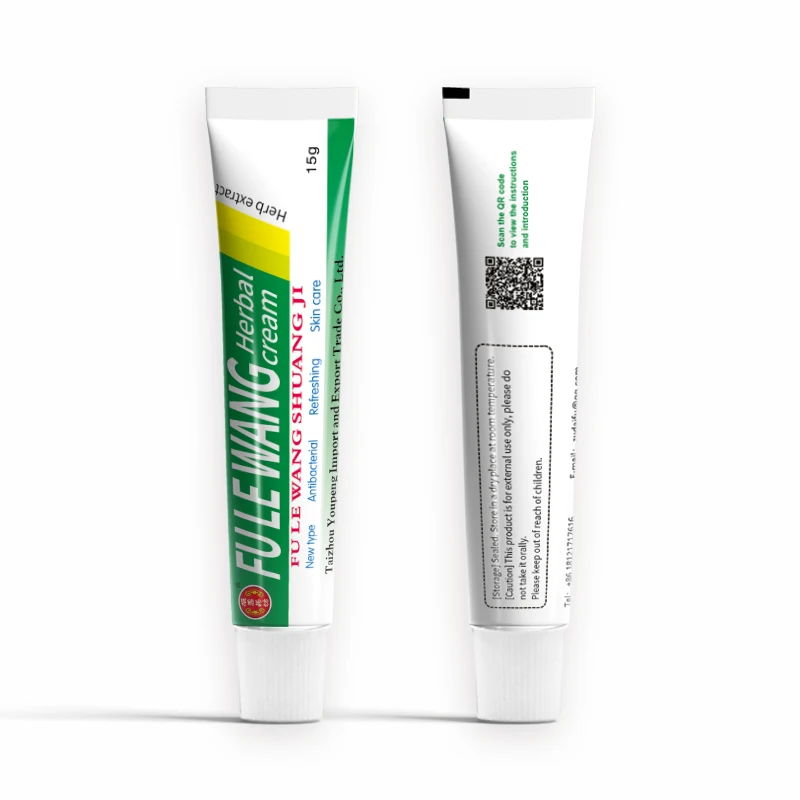 

FULEWANG Skin Psoriasis Cream Dermatitis Eczematoid Eczema Ointment Treatment Psoriasis Cream 15g without box