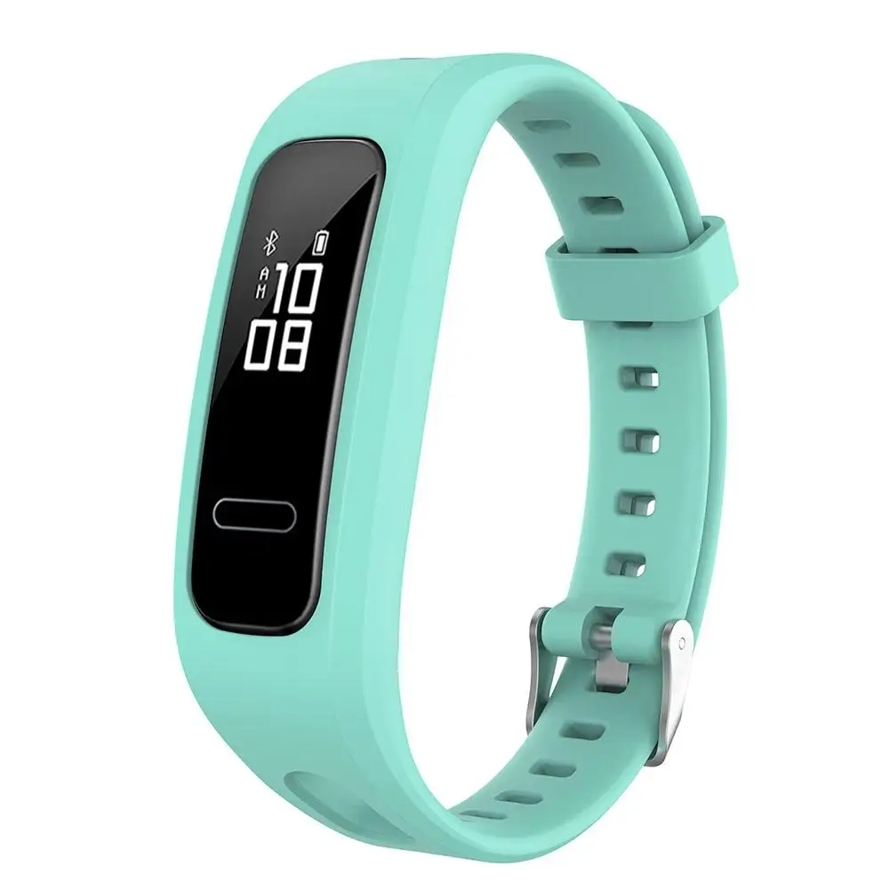 Силиконовые спортивные часы ремешок для huawei Band 3e 4e huawei Honor Band 4 версия для бега Смарт-часы браслет Наручные часы