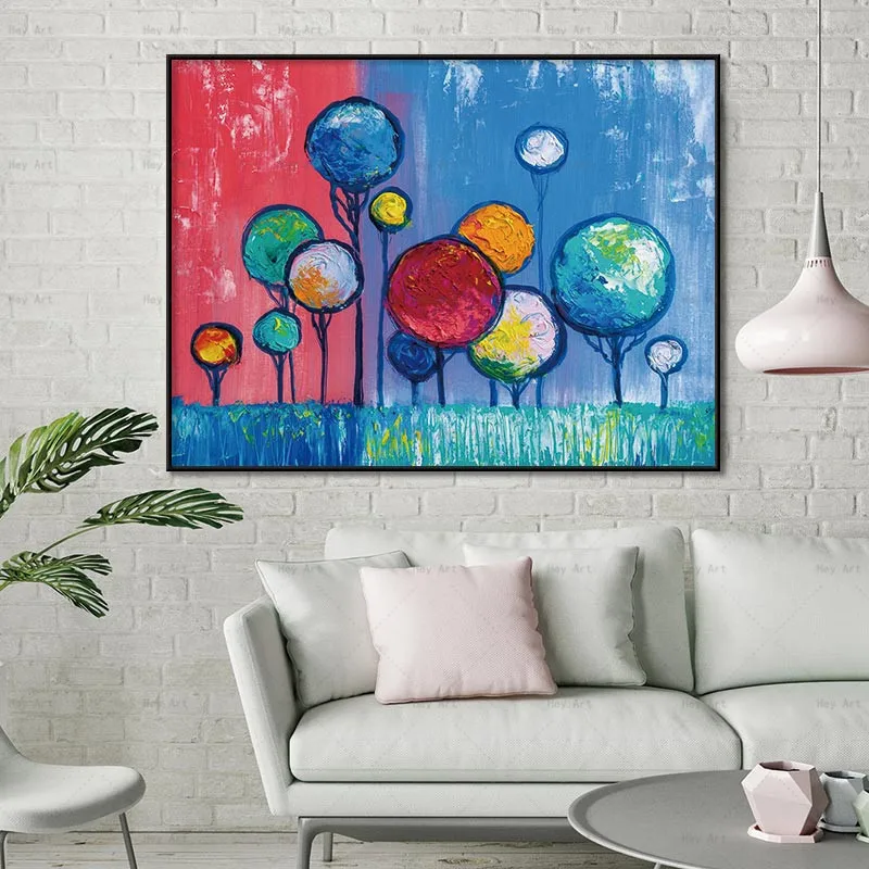 

Posters for Kids Pictures Decor Prints Colorful Balloon Abstract No Frame Canvas Painting Living Room Wall Art