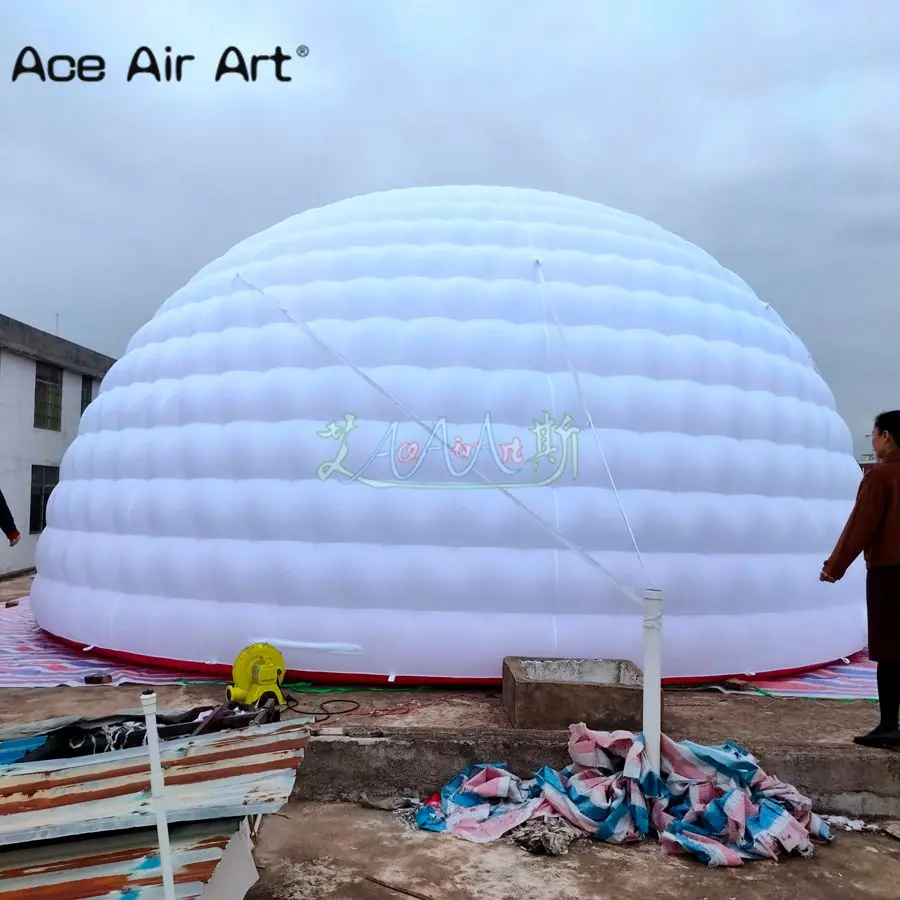 Preise Neue Entwickelt Riesigen Aufblasbaren Kuppel Zelt Modell, Weiß Farbe Top Qualität Aufblasbare Kuppel Zelt Für Hochzeiten Und Partys
