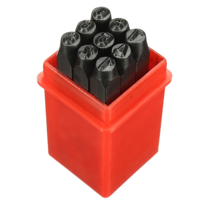 36 шт./компл. 4 мм новые штампы буквы алфавита Цифры Набор Дырокол дерево кожа сталь