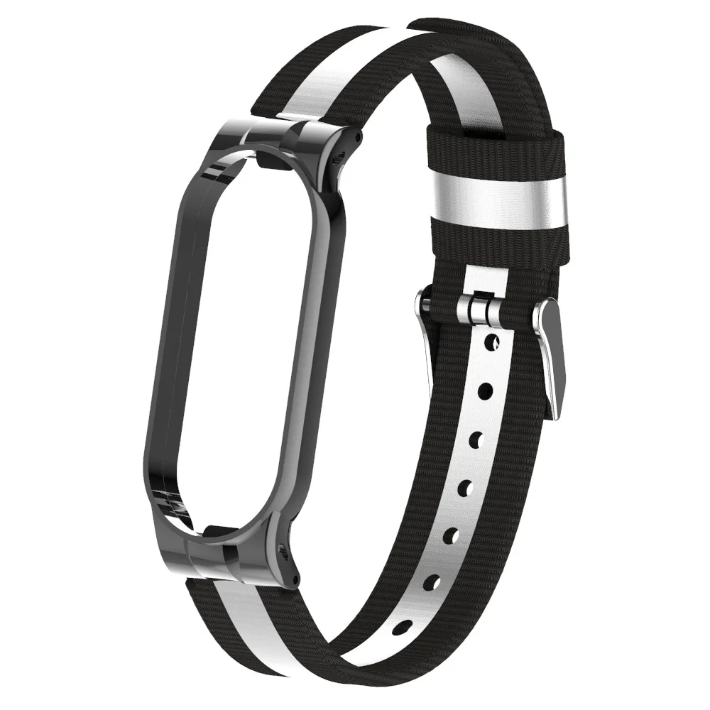 Браслет из нержавеющей стали для Xiaomi Mi Band 3 4 5 6 | Электроника