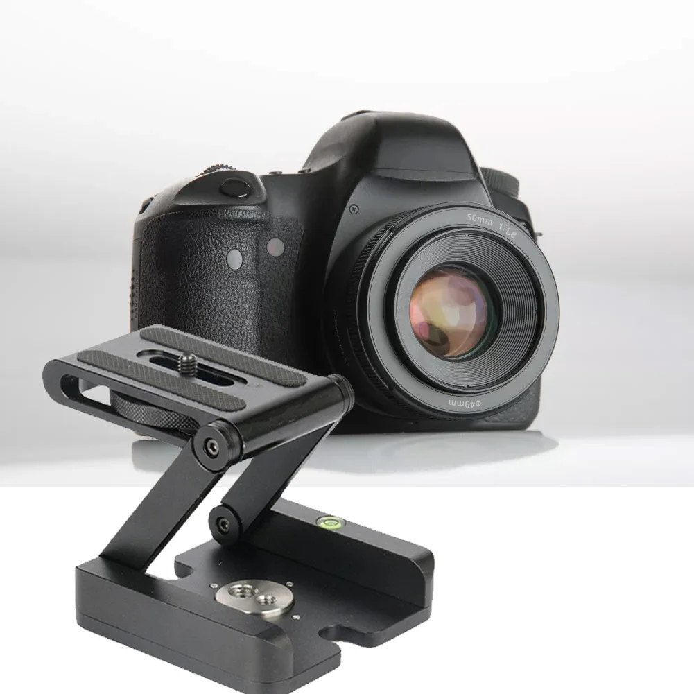 

Z pan tripod head Flex folding Z type tilt head for Canon Nikon Sony DSLR camera Aluminum alloy Tripod heads solution