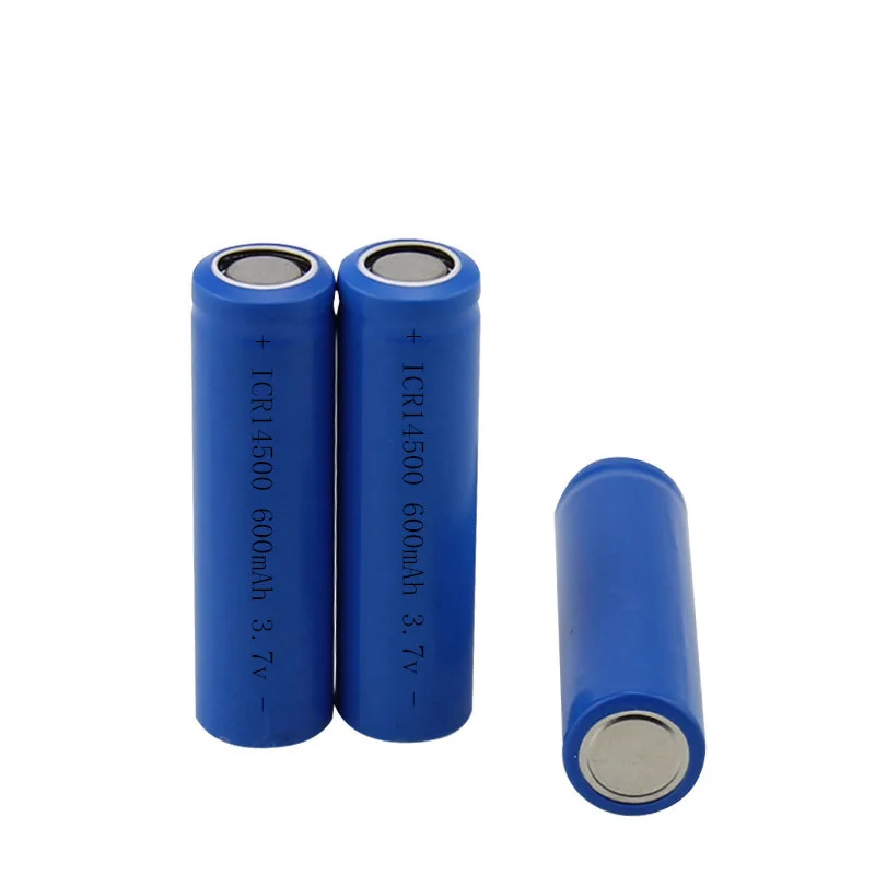 

Free Shipping New 3.7v 600 mah 14500 Lithium Rechargeable Battery Flashlight batteries