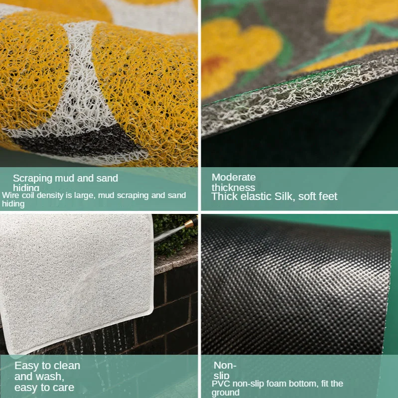 

Nordic Non-slip Carpet Area Rugs Bedroom Floor Mats Easy Clean Welcome Doormat Home Decoration Cute Bathroom Rug