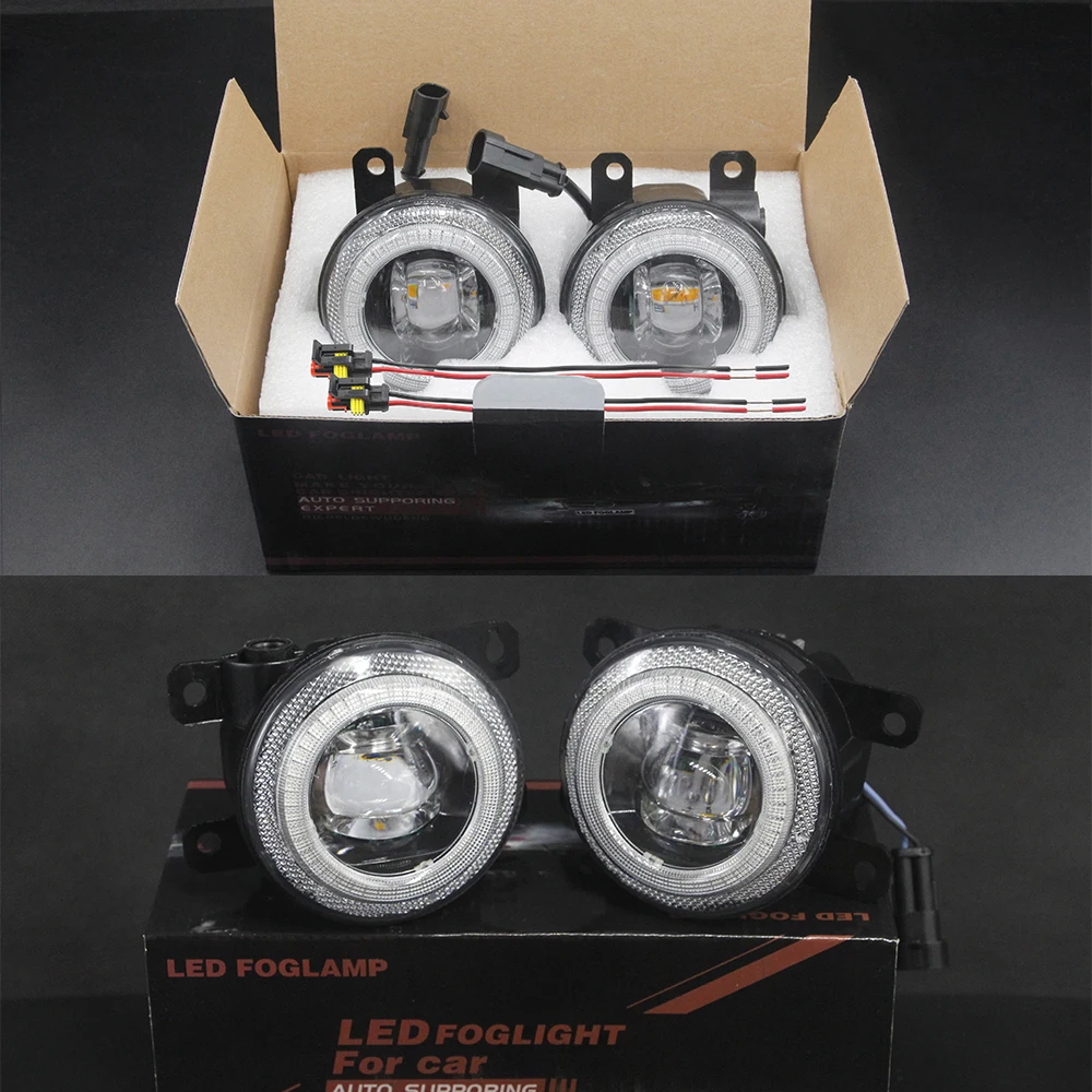 

Car Fog Light Assembly LED Angel Eye DRL Daytime Running Lamp 30W 8000LM 12V For Land Rover Discovery 4 LR4 SUV (LA) 2010-2013