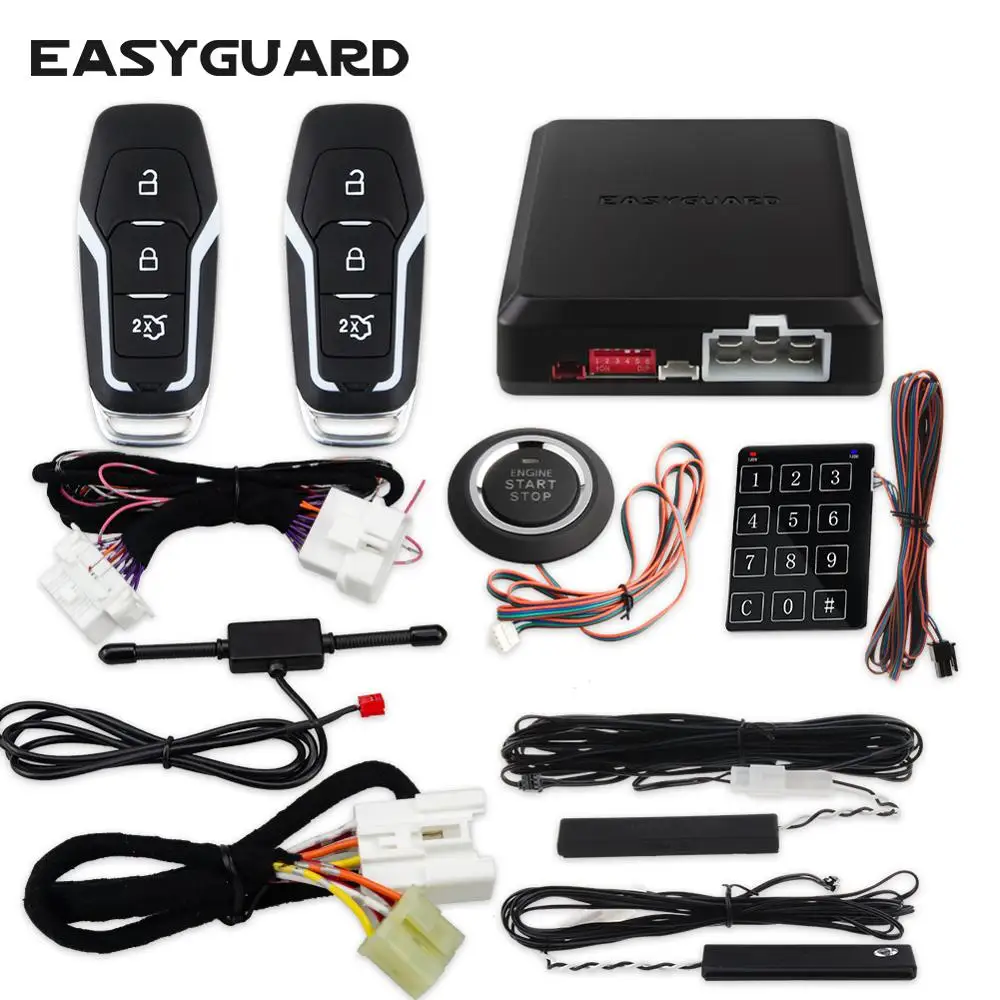 Автомобильная сигнализация EASYGUARD для запуска и остановки подходит Ford plug and play