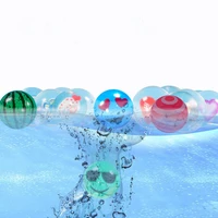 10pcslot funny toy floating balls mixed bouncing ball solid bouncy child elastic rubber ball of pinball bouncy toys