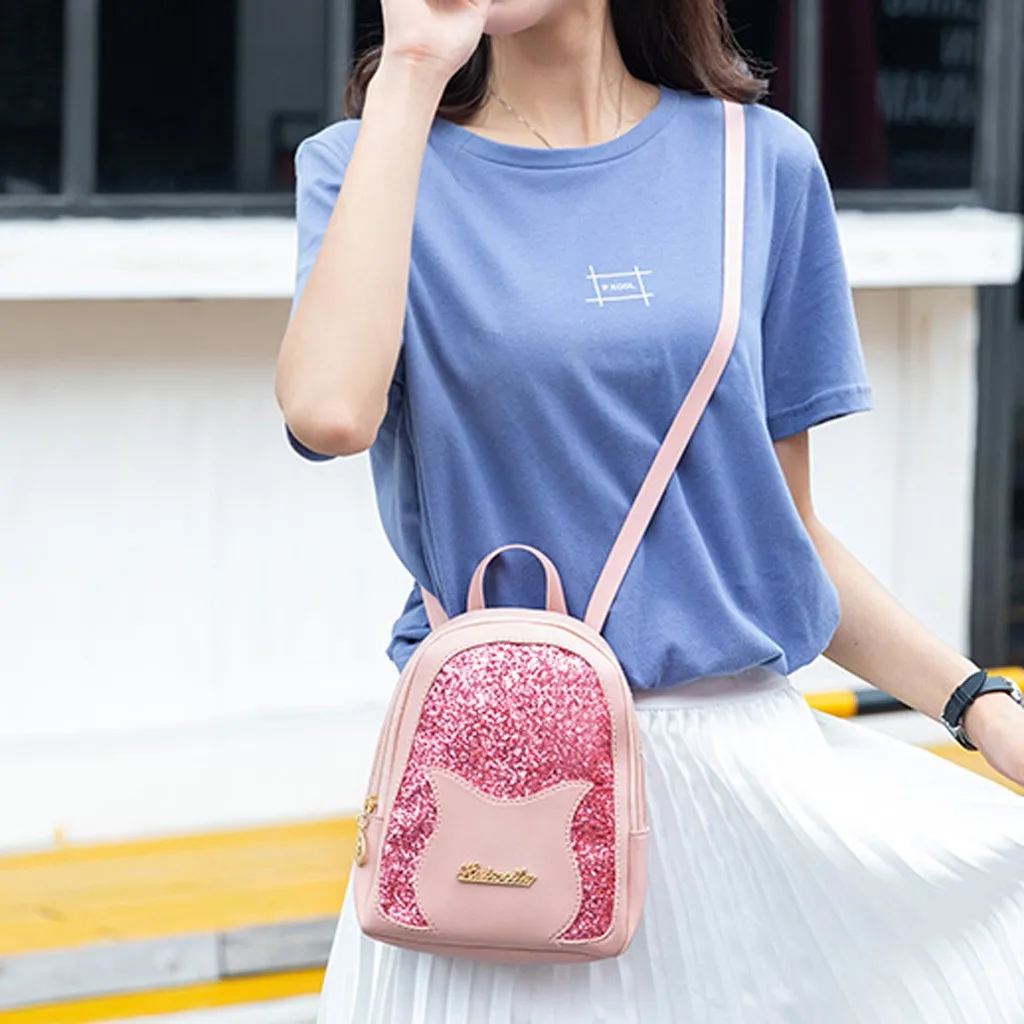 

Bag For Women NEW Shoulders Small Femal Backpack Letter Purse Mobile Phone Bag Tour Backpack Mochila Bolsas Mujer Femininas#20